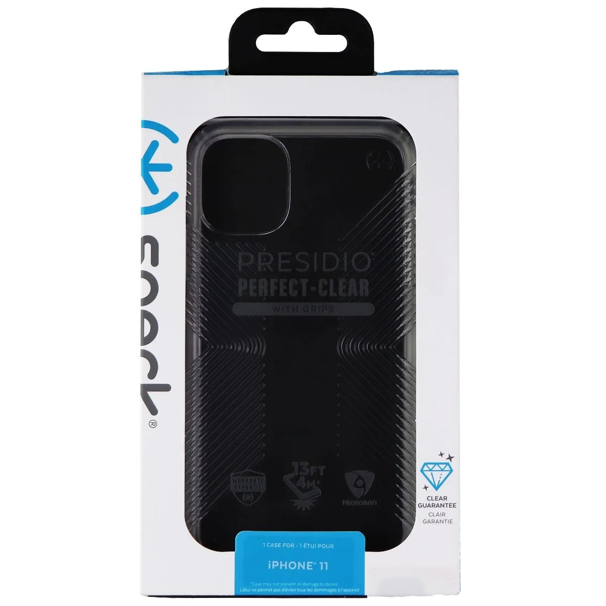 Speck Perfect-Clear Grip Series Case for Apple iPhone 11 - Clear/Clear