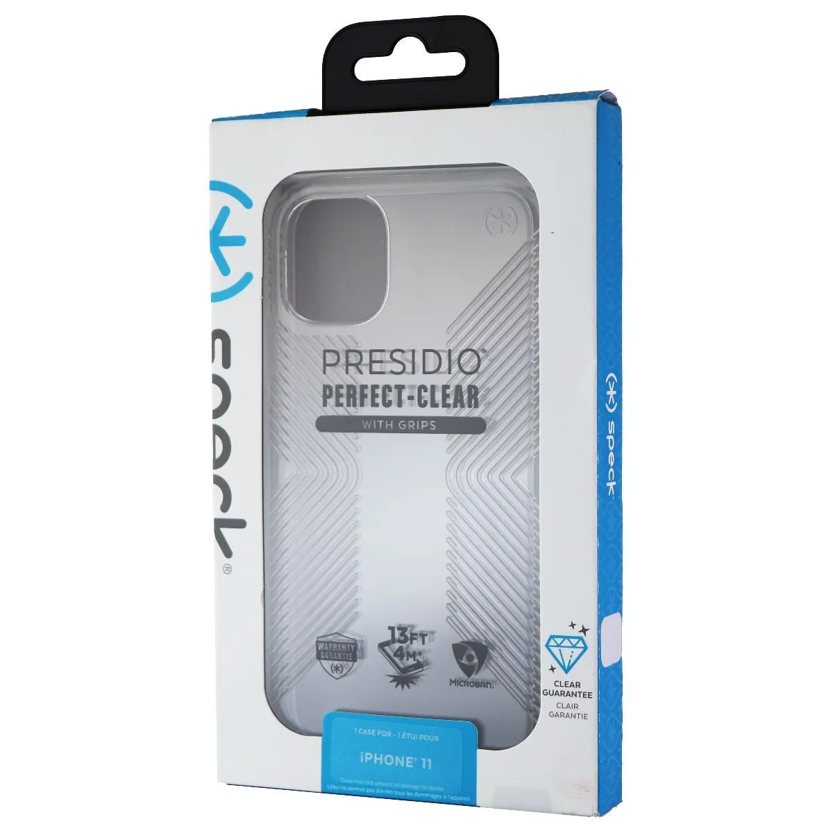 Speck Perfect-Clear Grip Series Case for Apple iPhone 11 - Clear/Clear