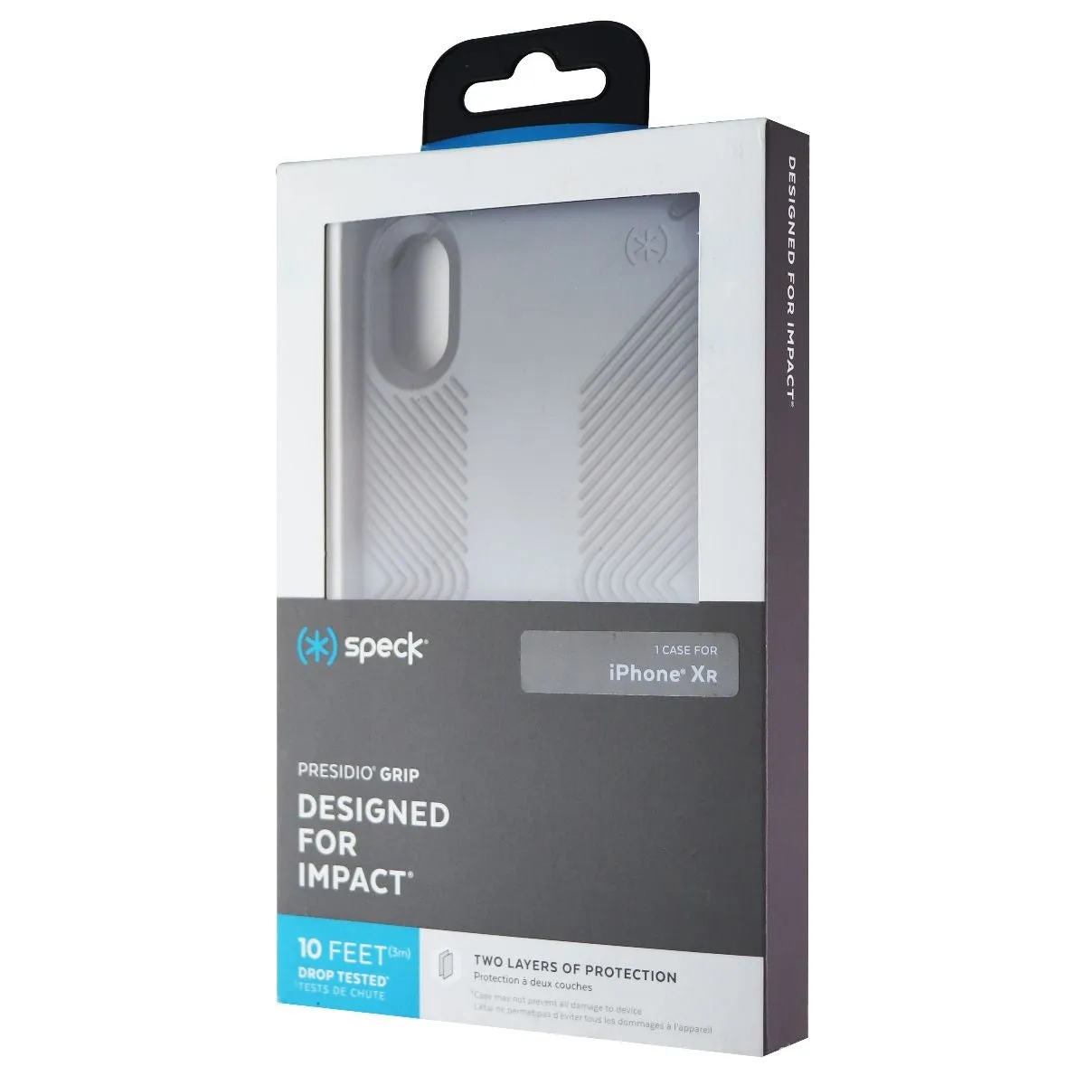 Speck Presidio Grip Case for Apple iPhone XR - Graphite Gray/Charcoal Gray