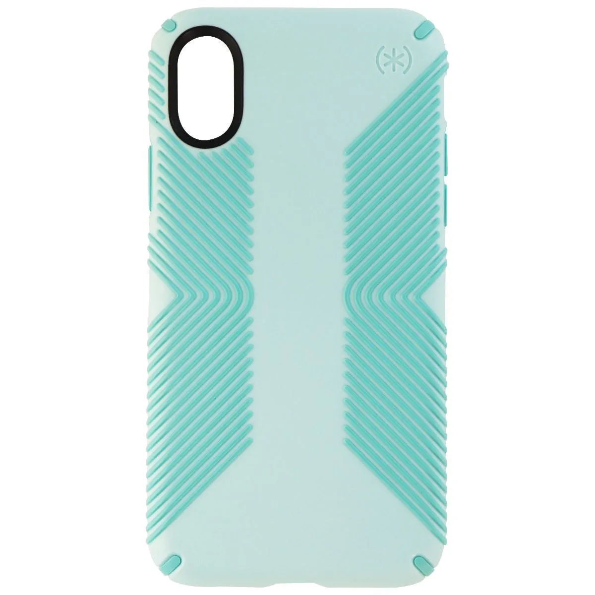 Speck Presidio Grip Hybrid Hard Case for Apple iPhone X - Surf Teal/Mykonos Blue