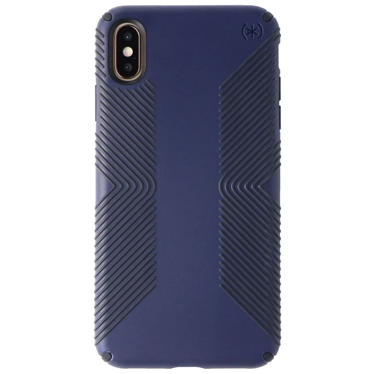 Speck Presidio Grip Series Hybrid Case for Apple iPhone Xs Max - Dark Blue/Black