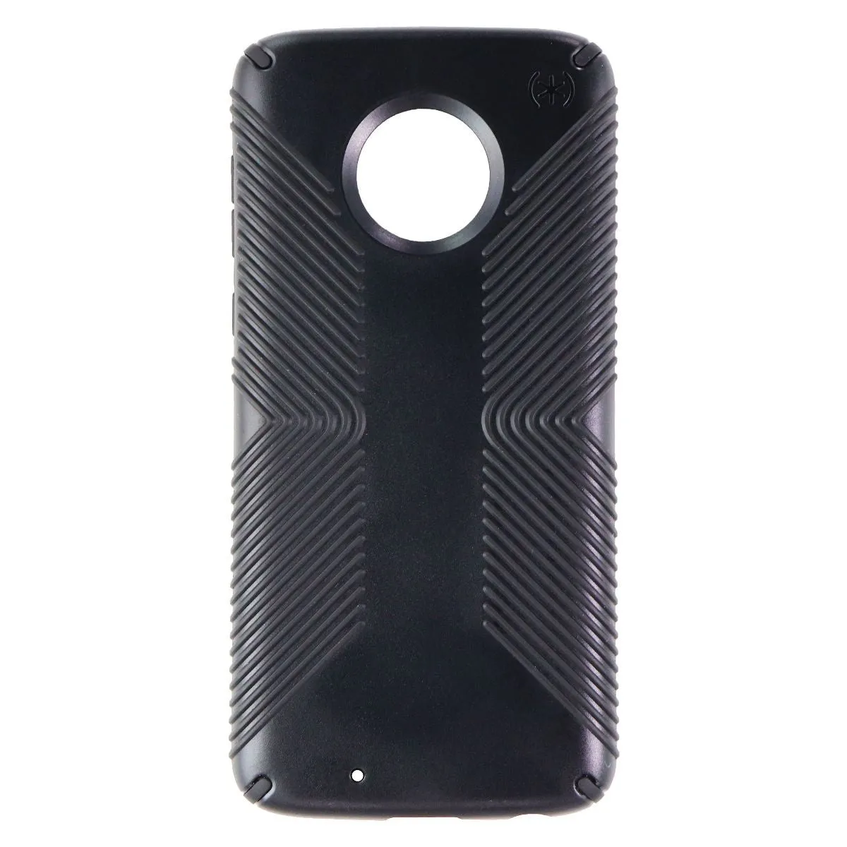 Speck Presidio Grip Series Hybrid Hard Case for Motorola Moto G6 - Black