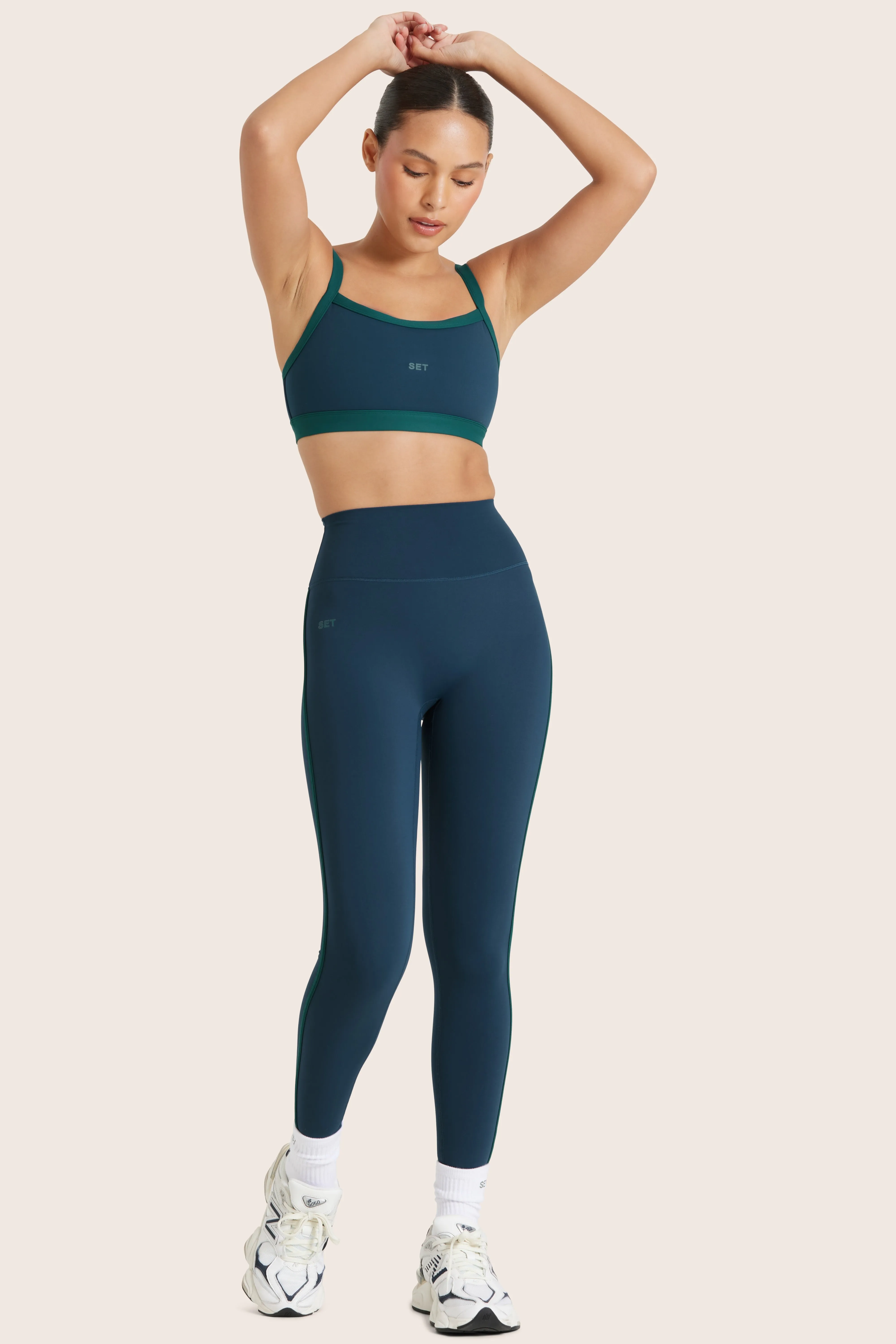 SPORTBODY® STRIPE LEGGINGS - BERMUDA