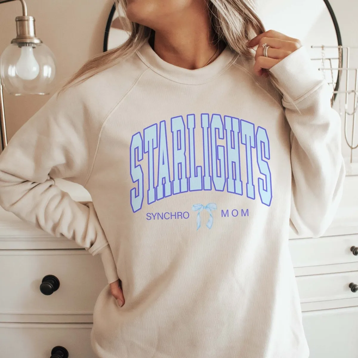 Starlights Synchro Mom Bow Bella Sweatshirt