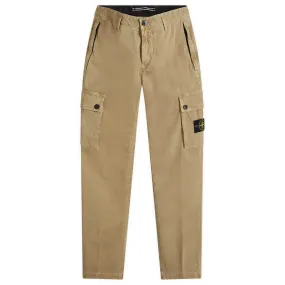 Stone Island Brushed Cotton Canvas Cargo Pants