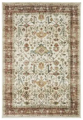 Sumter SUM05 Ivory/Red Rug