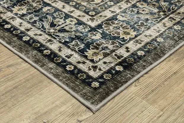 Sumter SUM06 Grey/Blue Rug