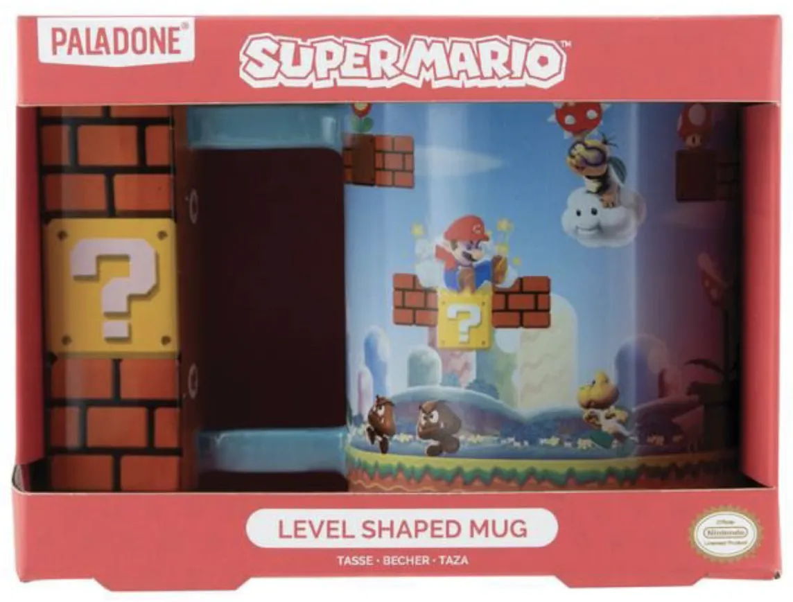 Super Mario Level Shaped Mug