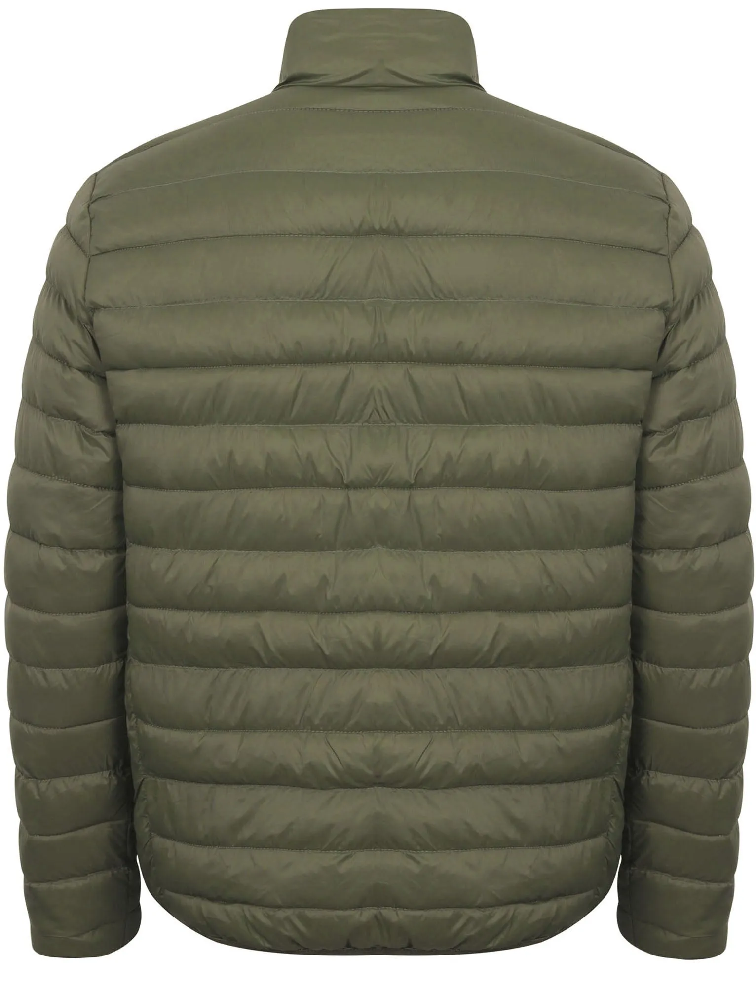 Tabor Quilted Puffer Jacket in Thyme Green - Tokyo Laundry