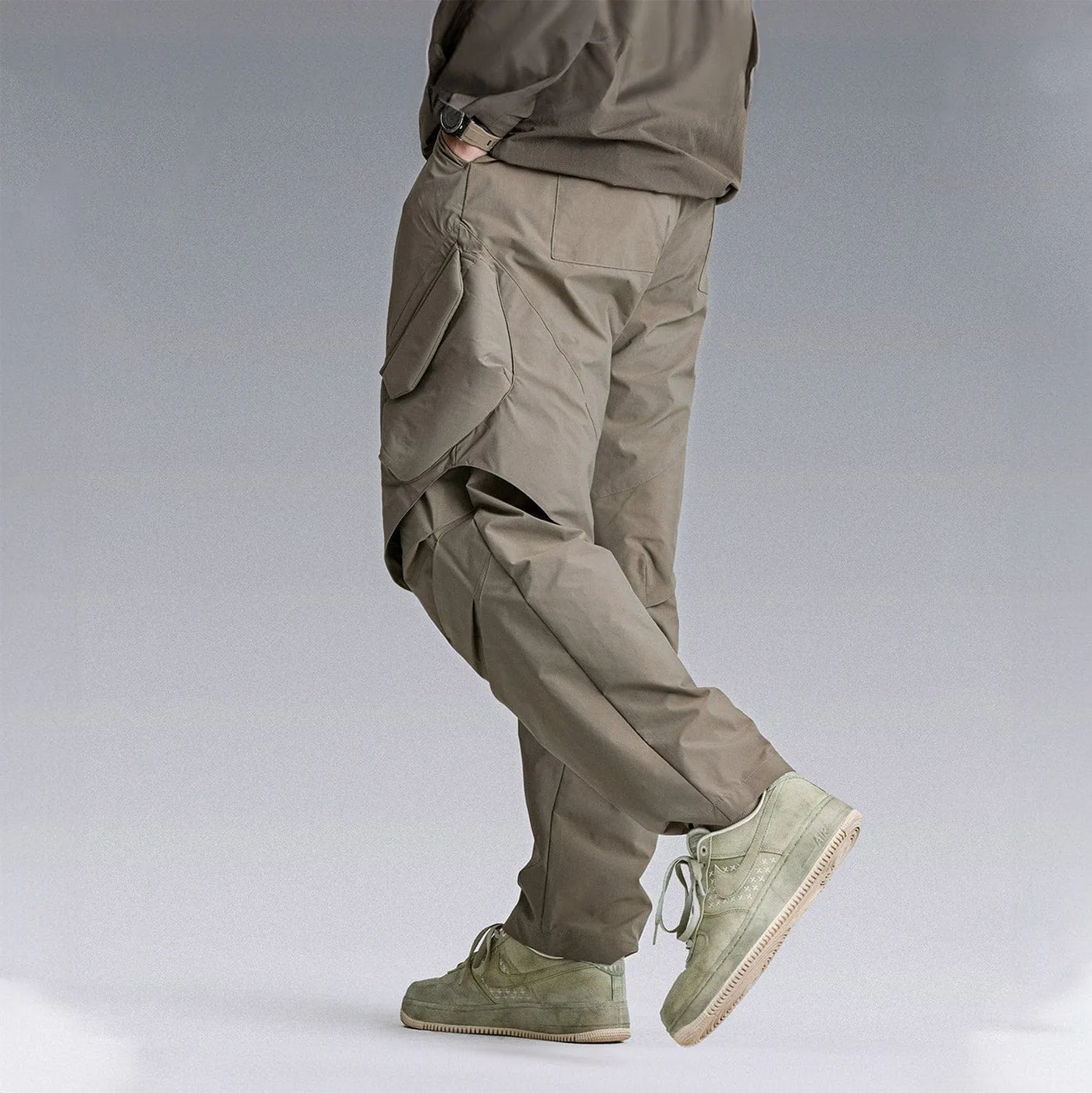 Tactical Cargo Crinkled Pants