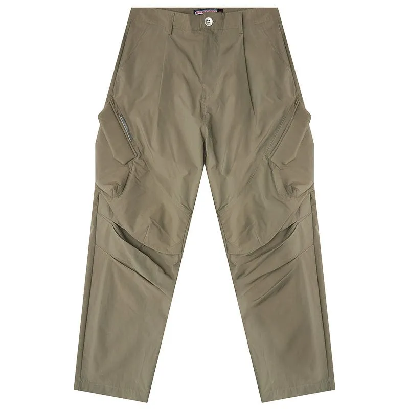 Tactical Cargo Crinkled Pants