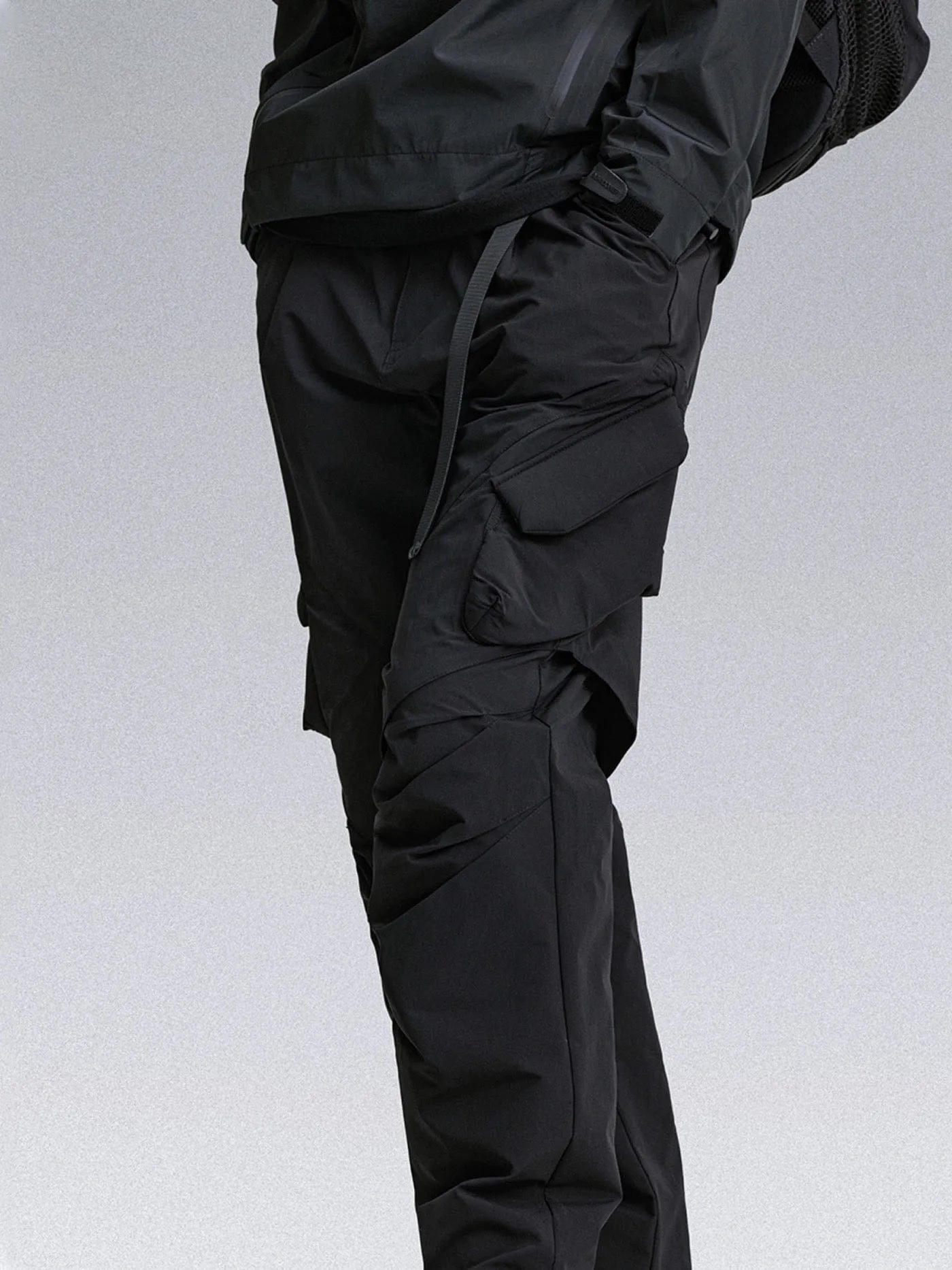 Tactical Cargo Crinkled Pants