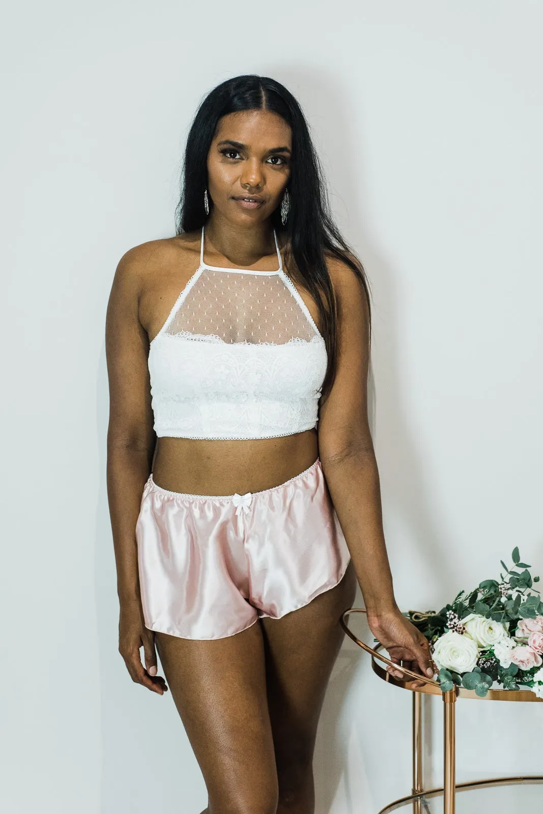 Tallulah High Neck Crop