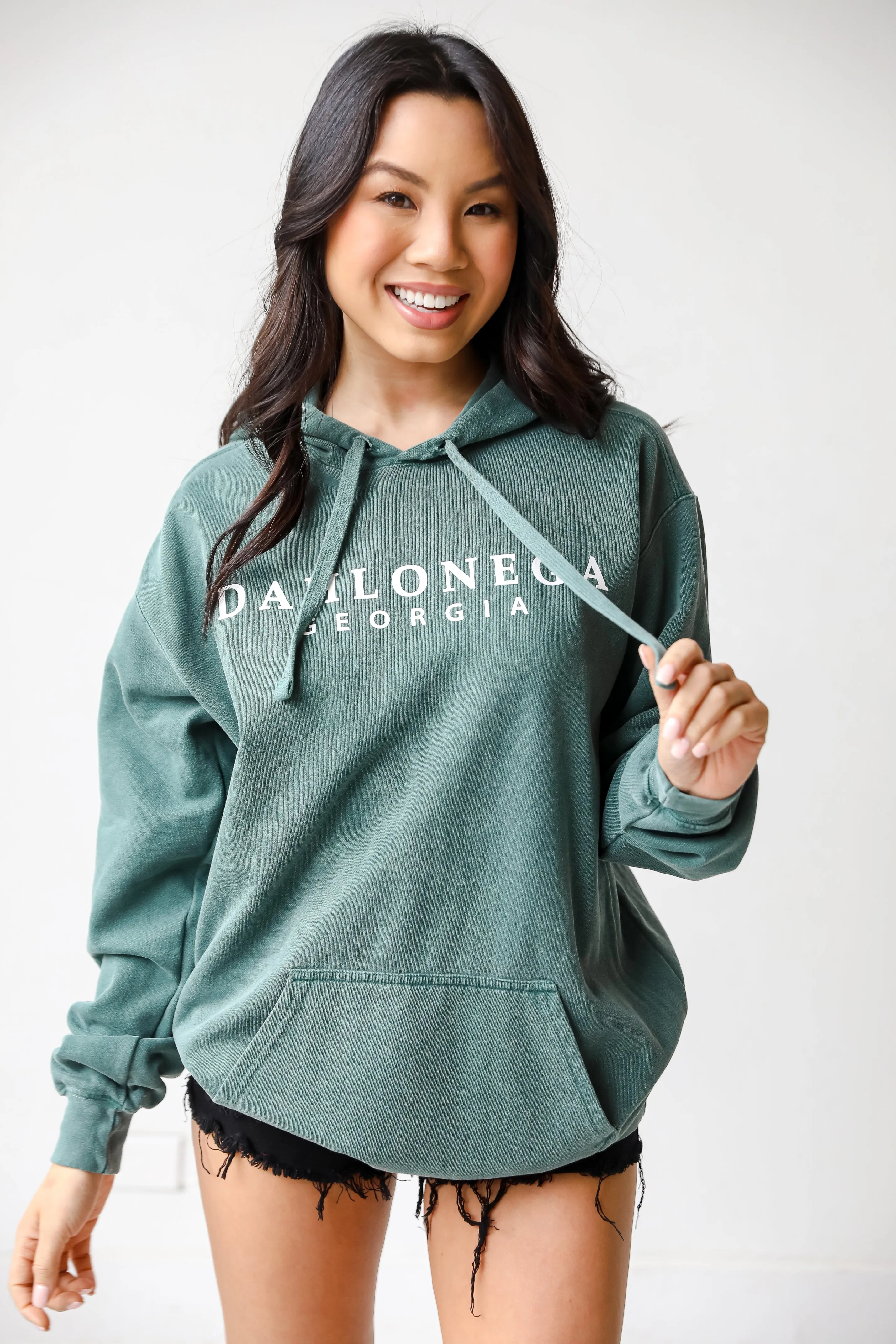 Teal Dahlonega Georgia Hoodie