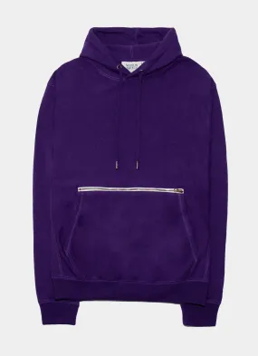 Terry Zip Hoodie Mens Hoodie (Amethyst Purple)