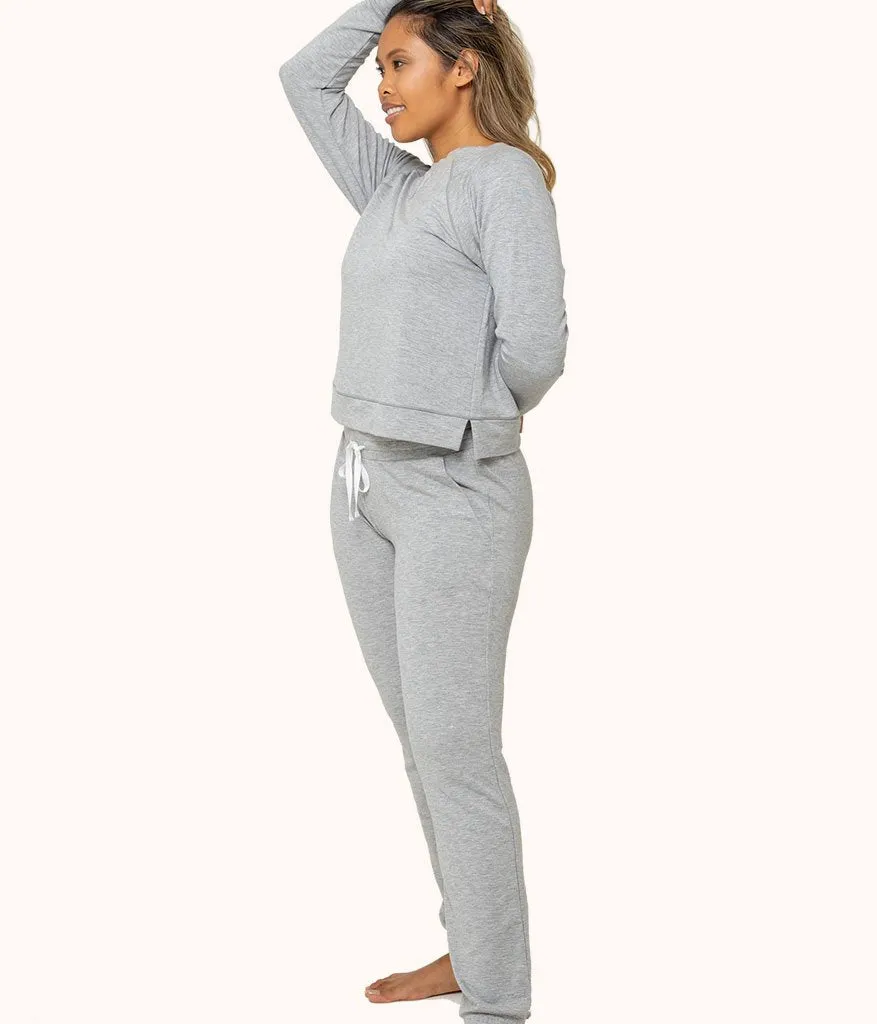 The Terry-Soft Jogger Set Bundle: Heather Gray