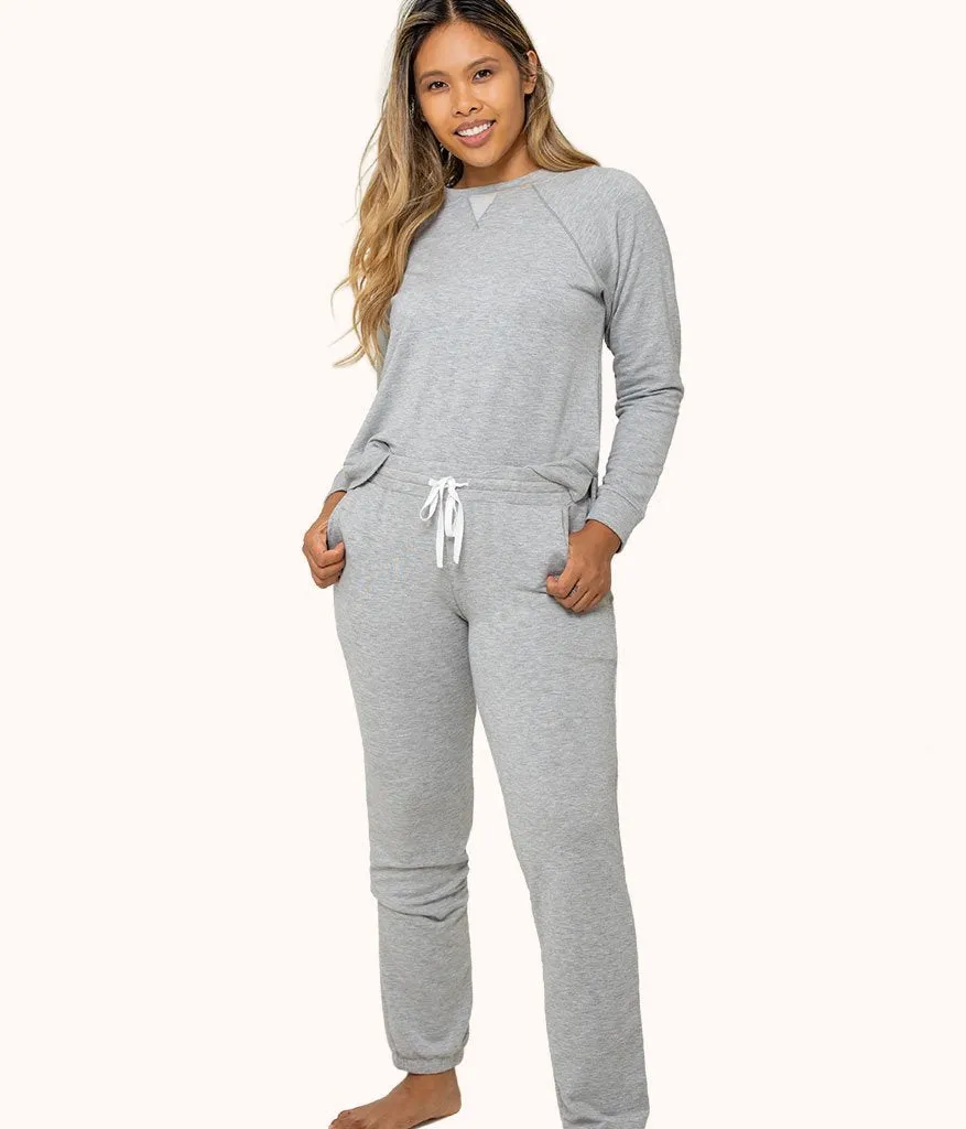 The Terry-Soft Jogger Set Bundle: Heather Gray