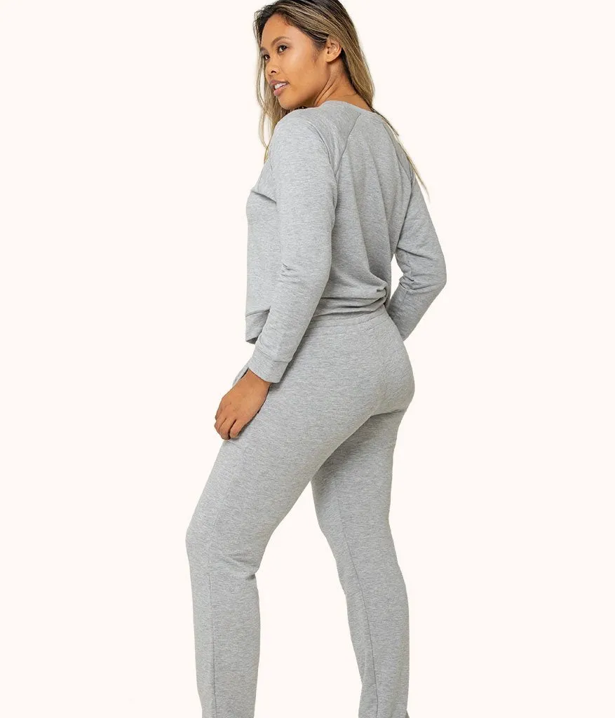 The Terry-Soft Jogger Set Bundle: Heather Gray