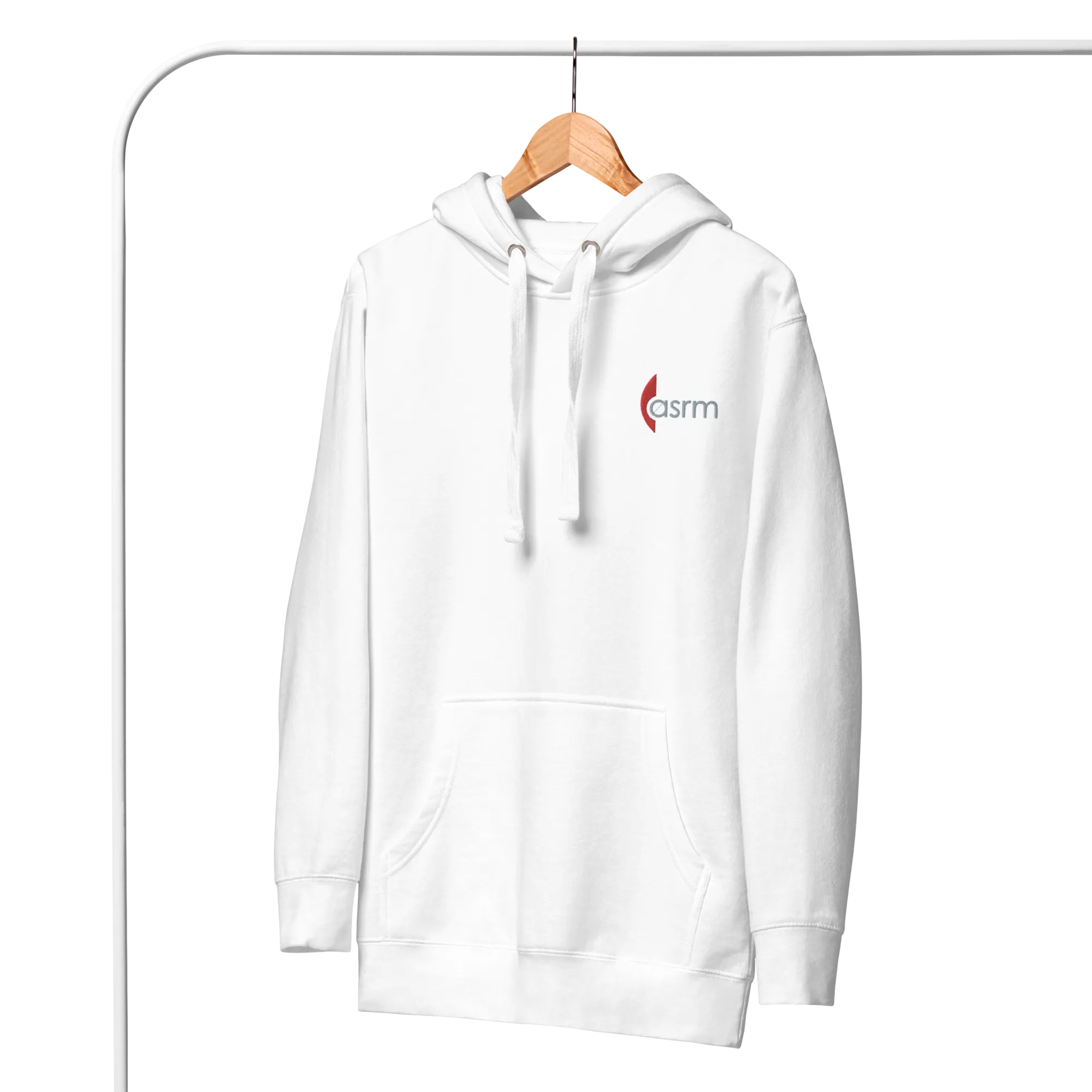 Thick ASRM Logo Embroidered Hoodie