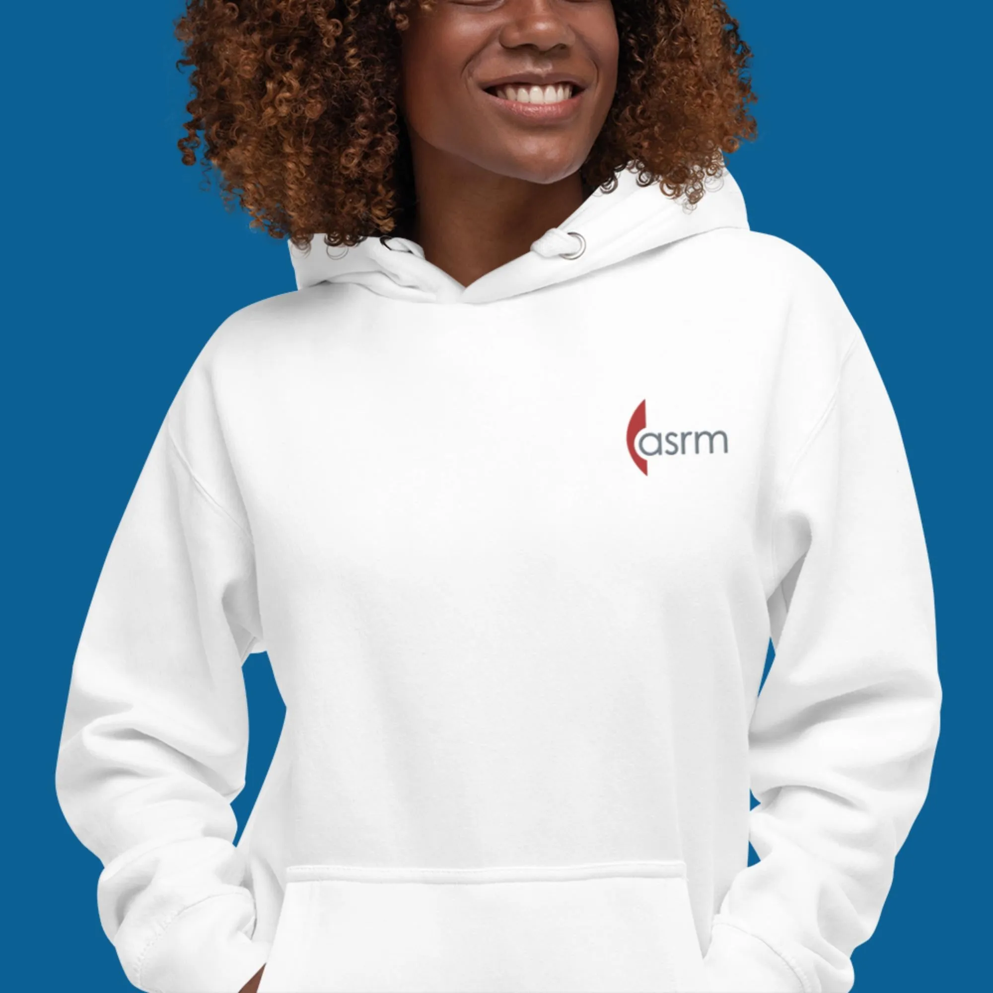 Thick ASRM Logo Embroidered Hoodie