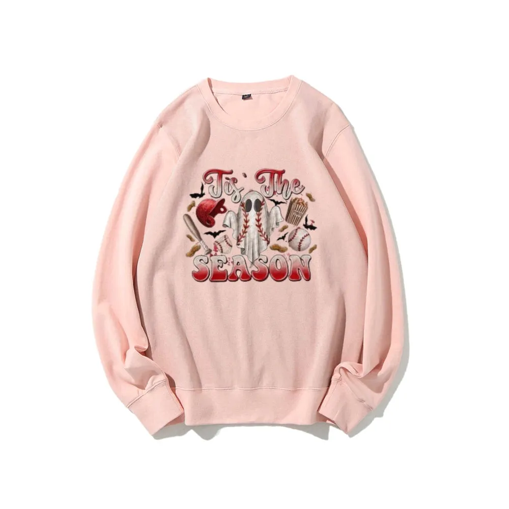 Tis The Season Women Baseball Graphic Sweatshirts