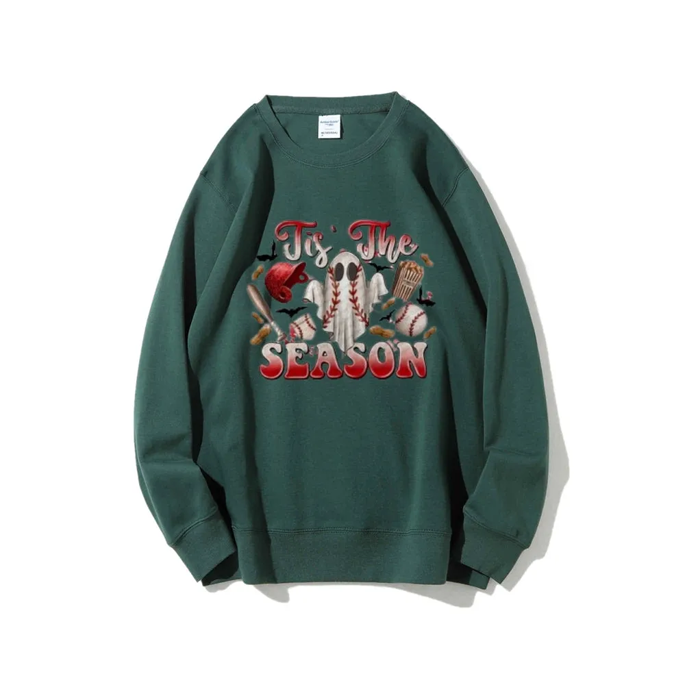 Tis The Season Women Baseball Graphic Sweatshirts