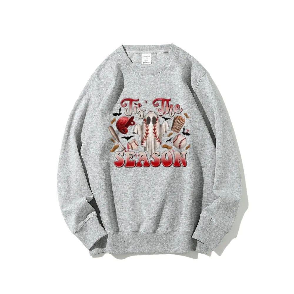 Tis The Season Women Baseball Graphic Sweatshirts