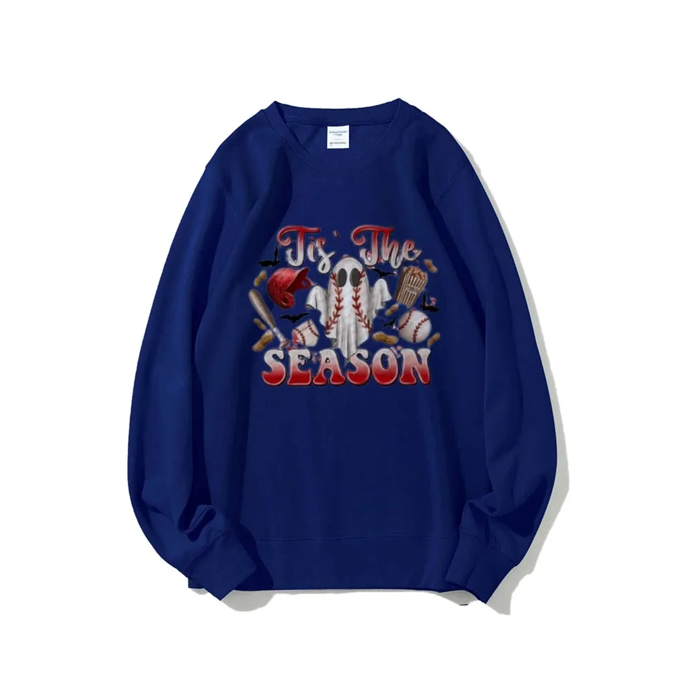 Tis The Season Women Baseball Graphic Sweatshirts