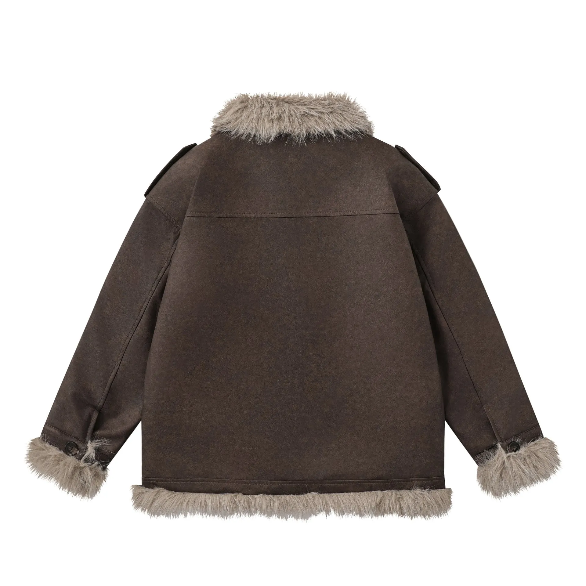 TODAMU® new winter style high-quality loose fur all-in-one cotton jacket