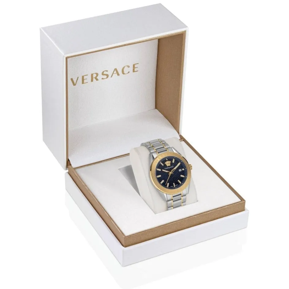 Versace V-Code Men's Silver Watch VE6A00523