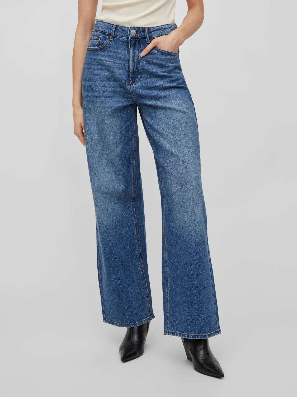 VIFREYA Jeans - Medium Blue Denim