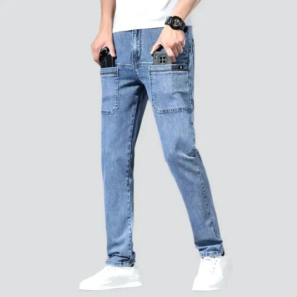 Vintage men's mid-rise jeans