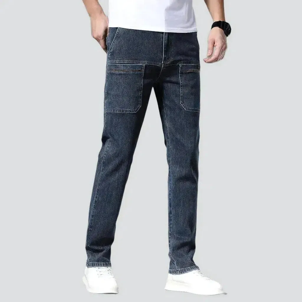 Vintage men's mid-rise jeans