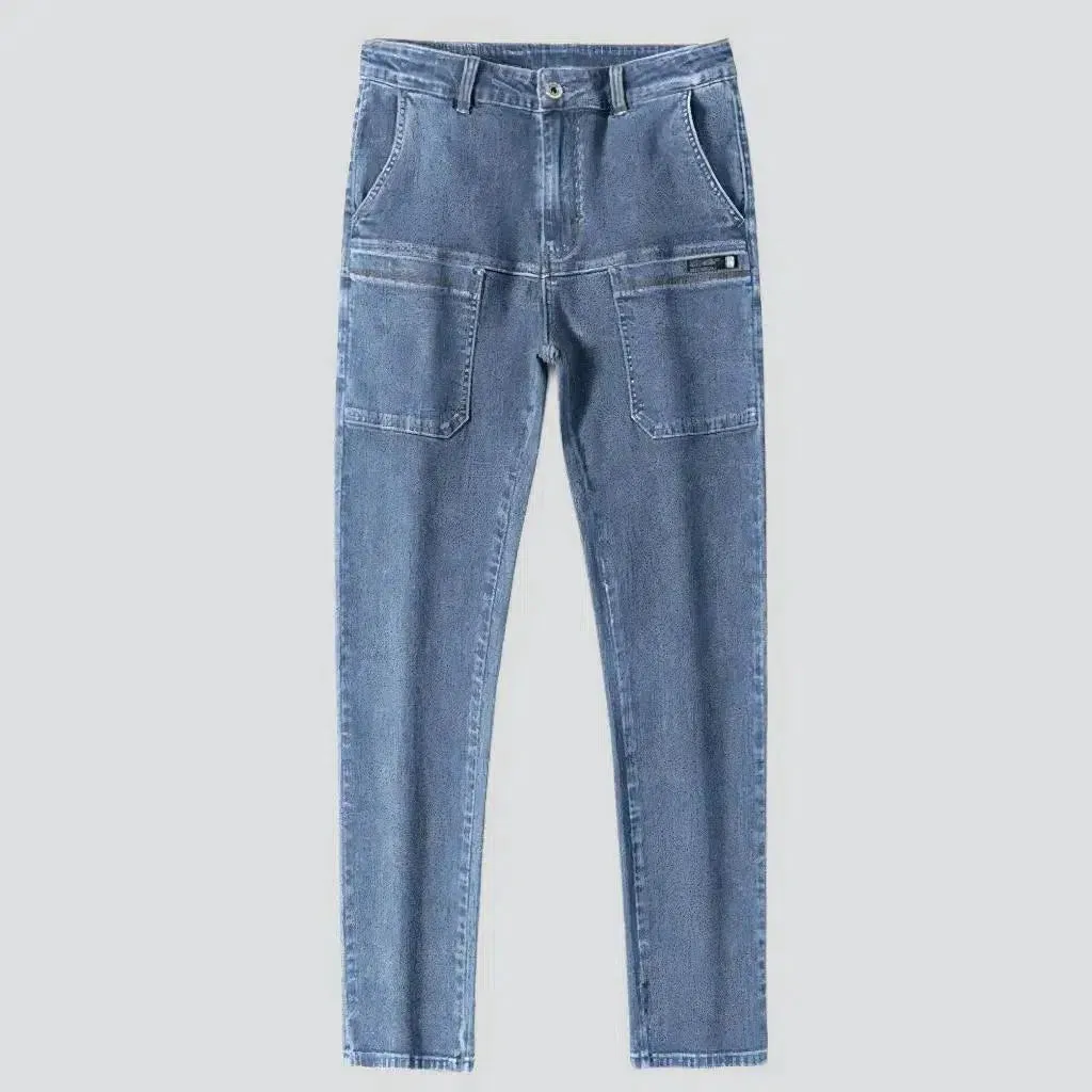 Vintage men's mid-rise jeans