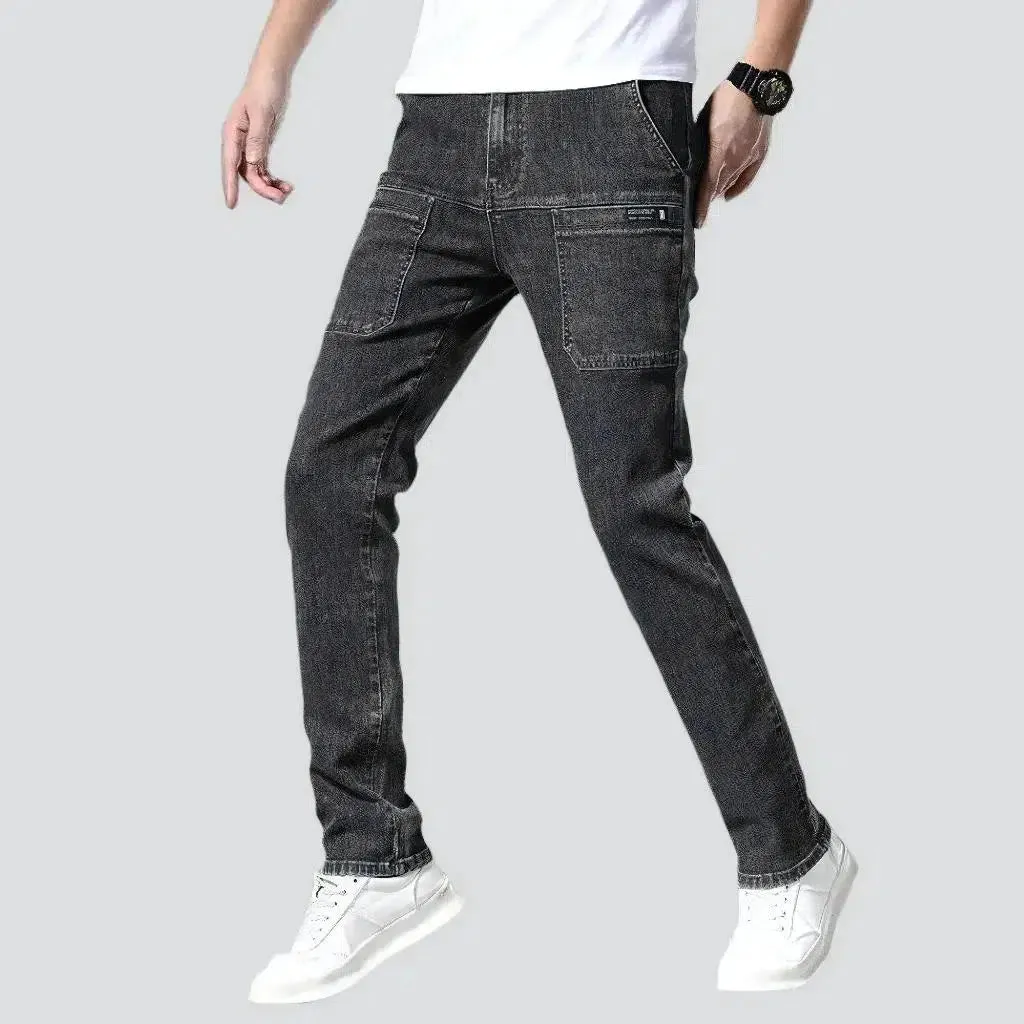 Vintage men's mid-rise jeans