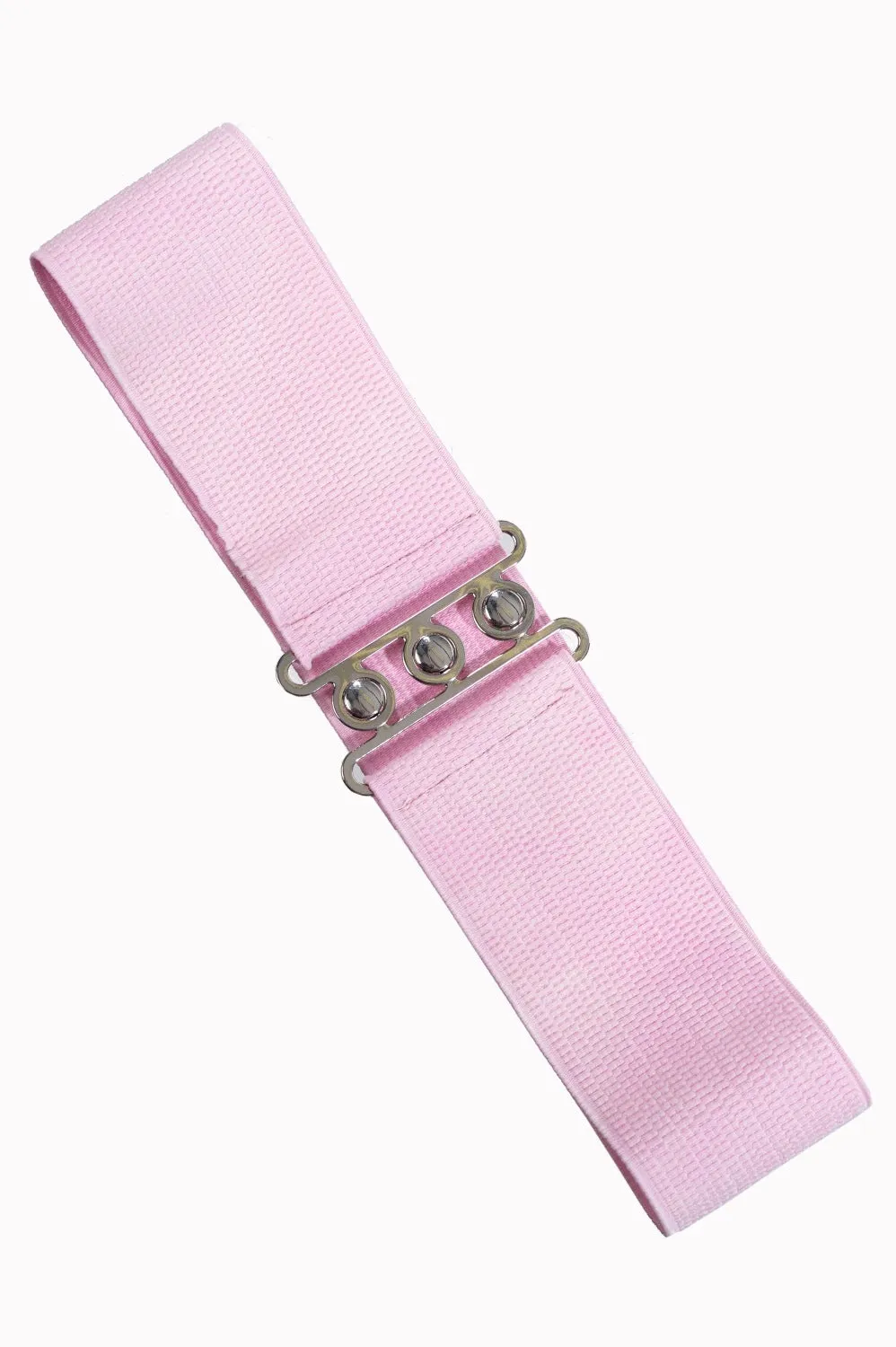 Vintage Stretch Belt in Light Pink by Banned