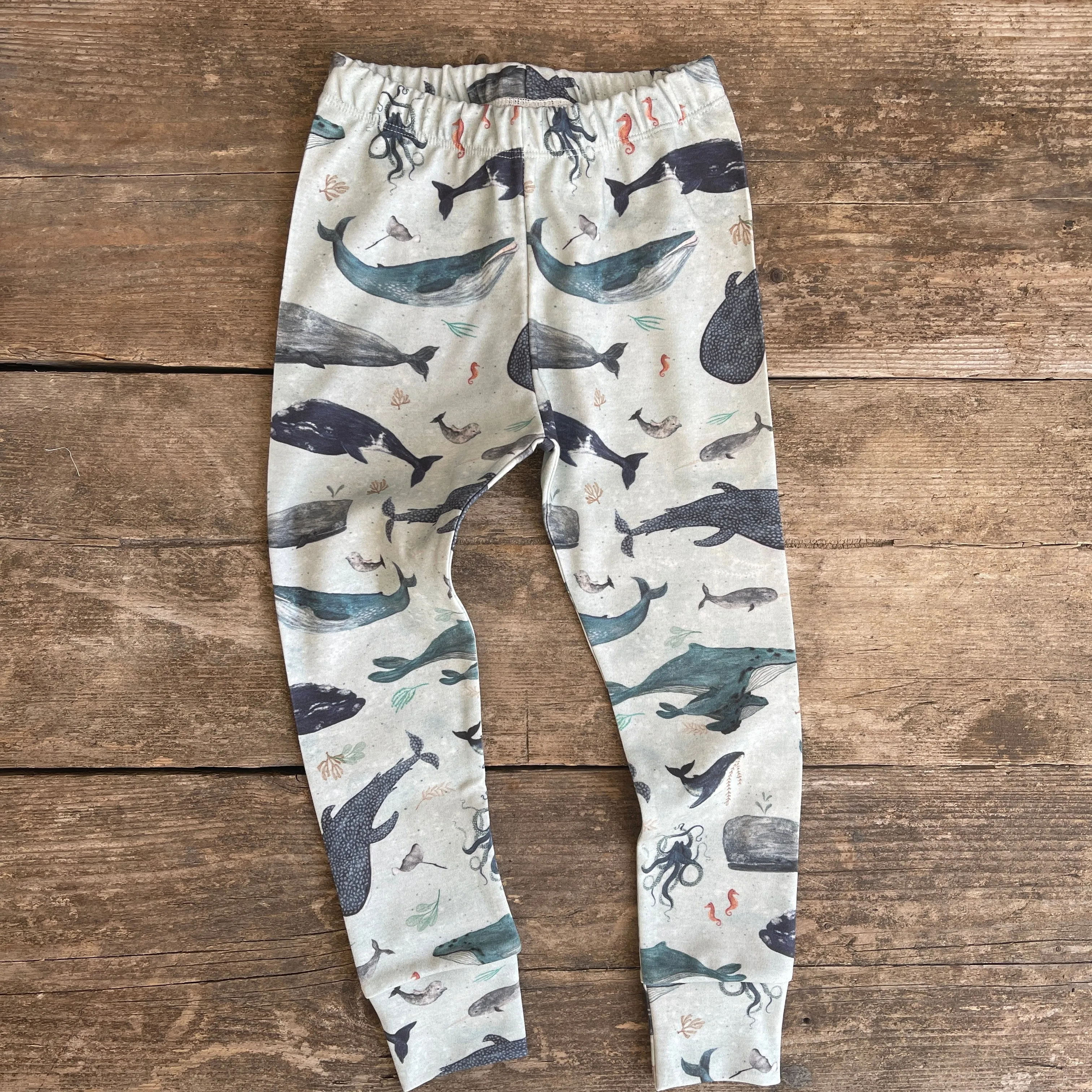 Whale Family Slim Fit Leggings | Ready To Post