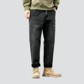 Whiskered baggy jeans
 for men