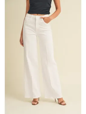 White Palazzo Jeans