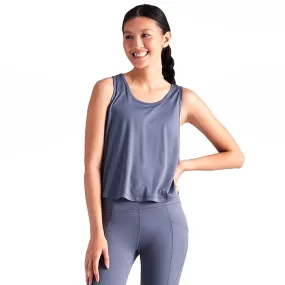 Women's Slim Open Back Sport Top,Dark Grey