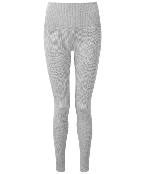 Womens TriDri® knitted city leggings | Heather Grey