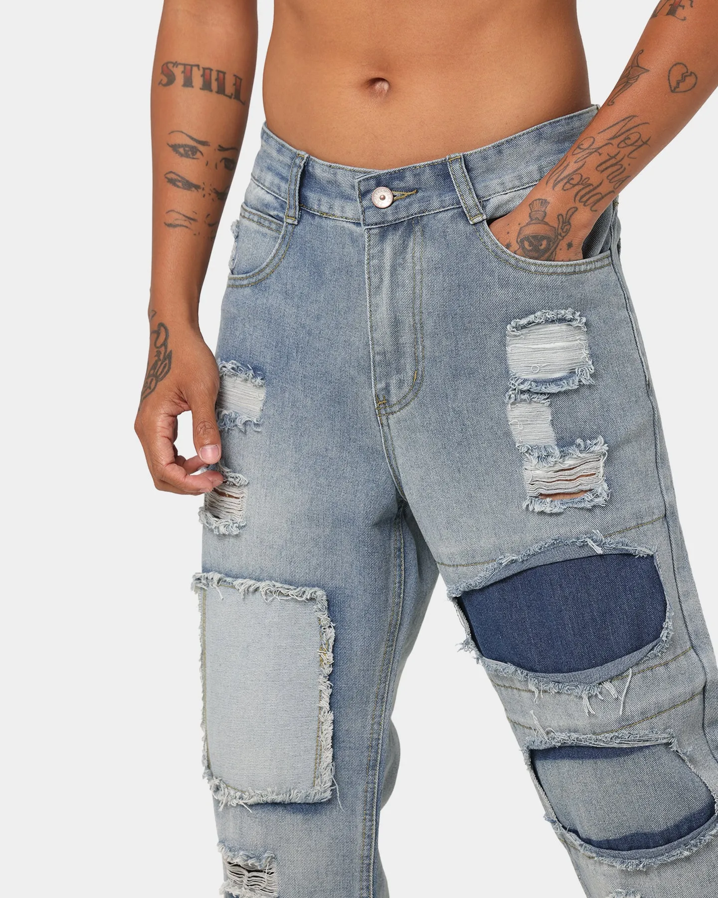 XXIII Ulrik Two Tone Jeans Blue