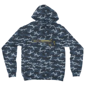 Yellow Weapon Camouflage Adult Hoodie