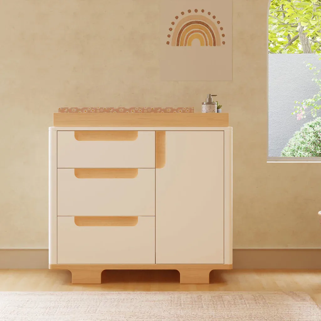 Yuzu 8-in-1 Crib and Changing dresser #3